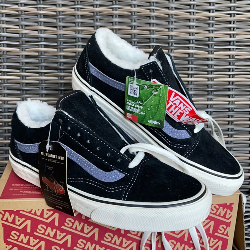 Vans Old Skool Mte Nubuck/Black WMNS” Sherpa Sneakers - Picture 5 of 16